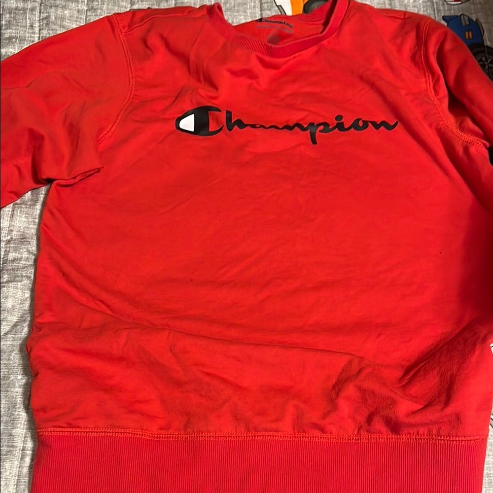 Champion Red Sweatshirt